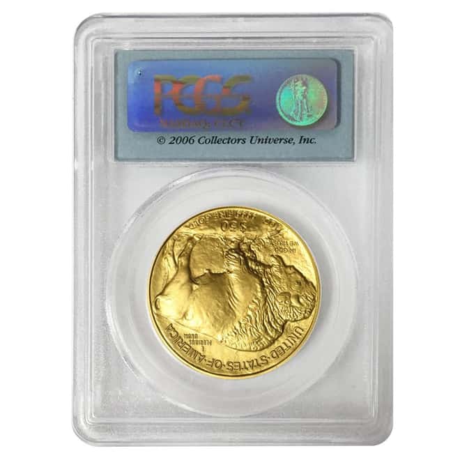 2006 1 oz $50 Gold American Buffalo PCGS MS 70 First Strike