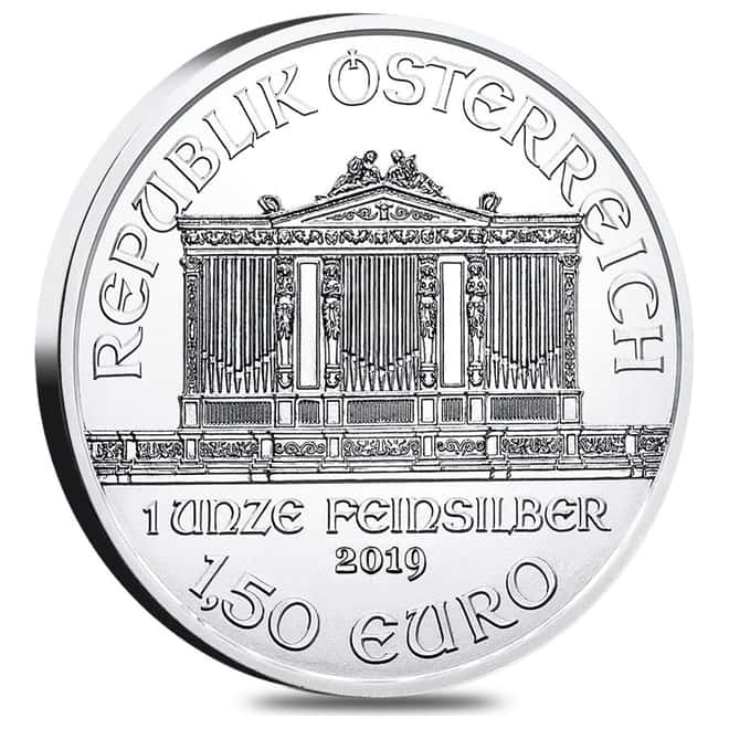 2019 1 oz Austrian Silver Philharmonic Coin BU