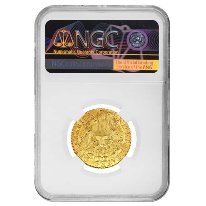 1803/2 $5 Draped Bust Half Eagle Gold Coin NGC AU 58+ CAC