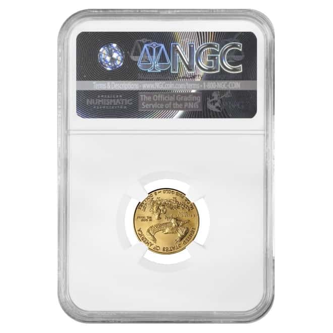 2016 1/10 oz $5 Gold American Eagle NGC MS 70 FDOI 