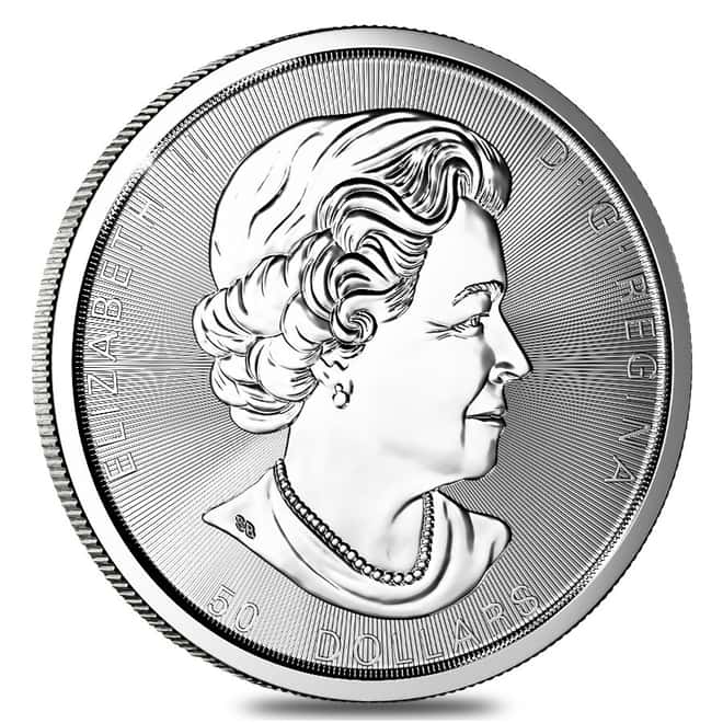 2018 10 oz Canadian Magnificent Silver Maple Leaf .9999 Fine $50 Coin BU (In Cap)
