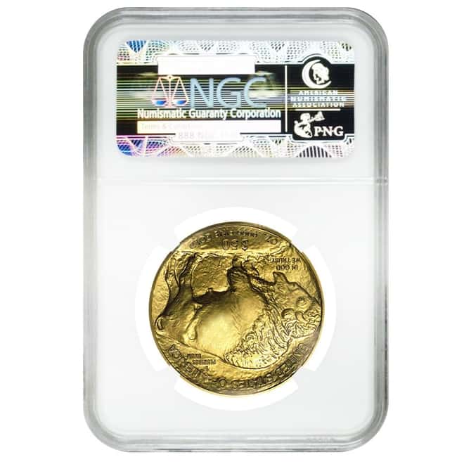 2014 1 oz $50 Gold American Buffalo NGC MS 70