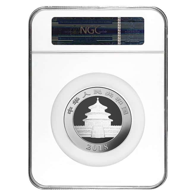 2018 150 gram Chinese Silver Panda 50 Yuan NGC PF 70 Early Releases