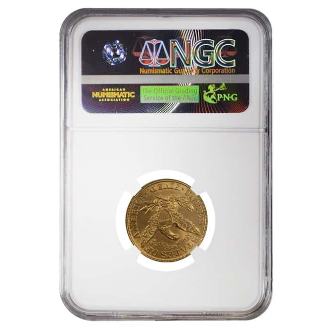 1900 $5 Liberty Head Gold Half Eagle Coin NGC MS 63