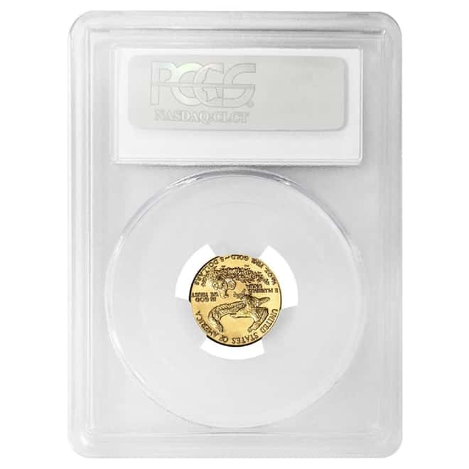 1993 1/10 oz $5 Gold American Eagle Coin PCGS MS 69
