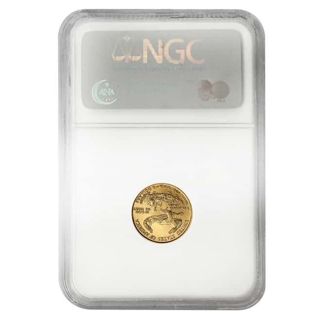 2007 1/10 oz $5 Gold American Eagle Coin NGC MS 69