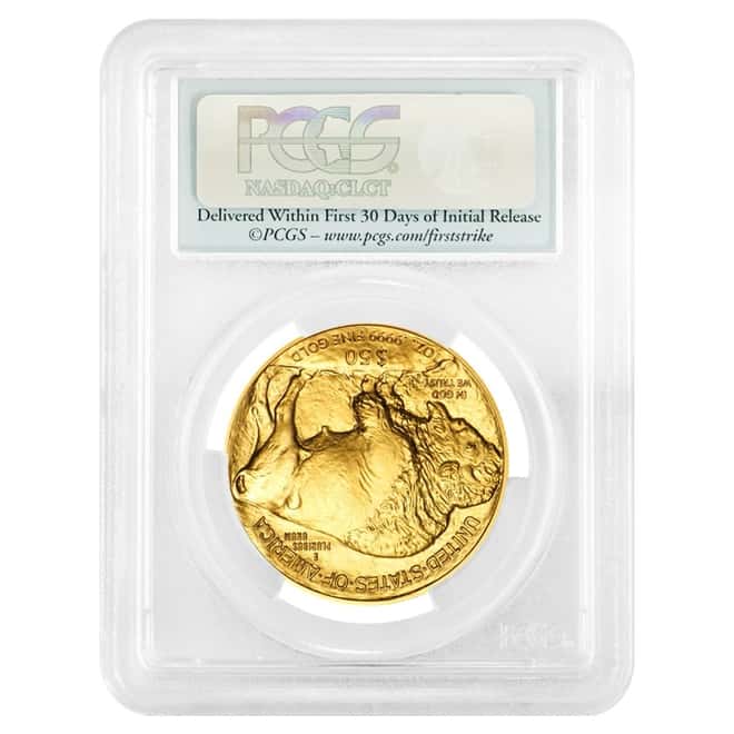 2015 1 oz $50 Gold American Buffalo PCGS MS 69 First Strike
