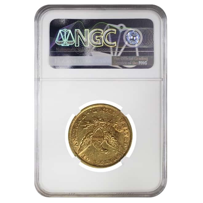 1853 $10 Liberty Head Gold Eagle Coin NGC XF 45