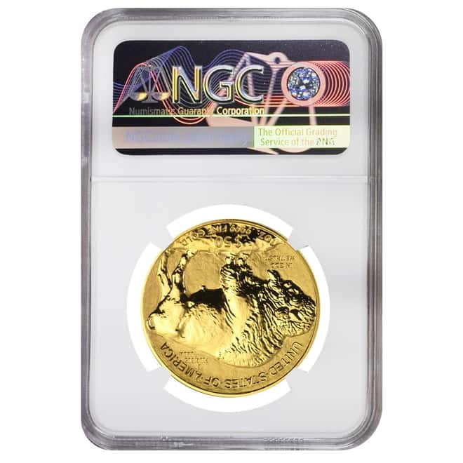 2013 W 1 oz $50 Reverse Proof Gold American Buffalo NGC PF 70