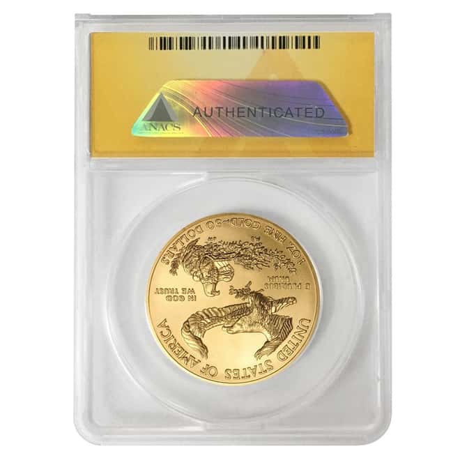 1 oz $50 Gold American Eagle ANACS MS 69 (Random Year)