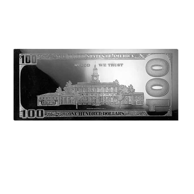 4 oz Silver Bar Random Year Bill (w/Box & COA)