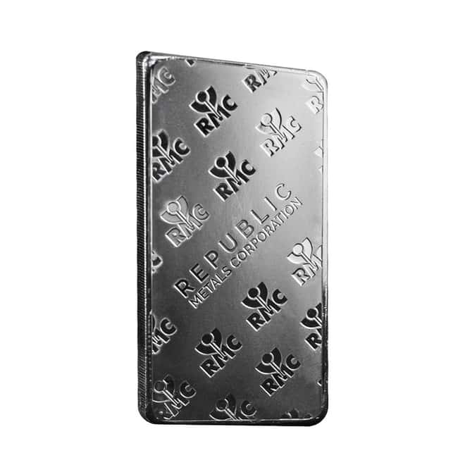 10 oz Republic Metals (RMC) Silver Bar .999 Fine 