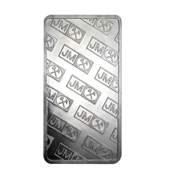 100 oz Johnson Matthey (JM) Silver Vintage Bar .999 Fine