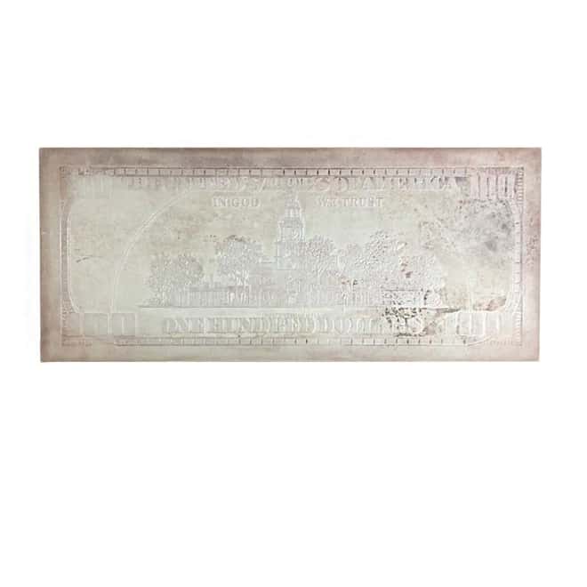 4 oz Silver Bar Random Year Bill (Scruffy)