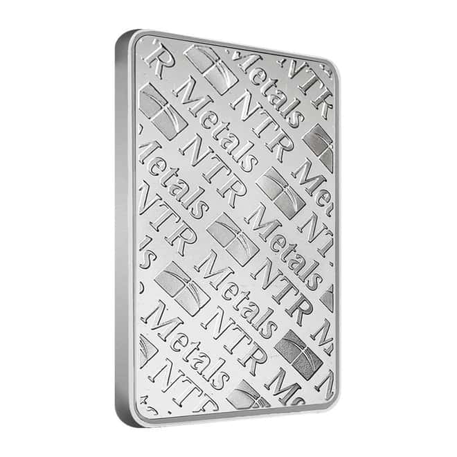 10 oz NTR Silver Bullion Bar .999 Fine