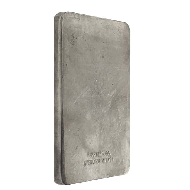 1987 Tiffany & Co Perennial Annual Performance Award .925 Sterling Silver Bar ASW 8.25 oz