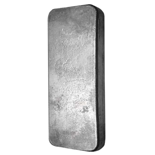 50 oz Johnson Matthey (JM) Silver Vintage Bar .999 Fine