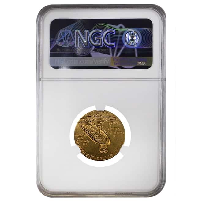 1911 D $5 Indian Head Half Eagle Gold Coin NGC AU Details