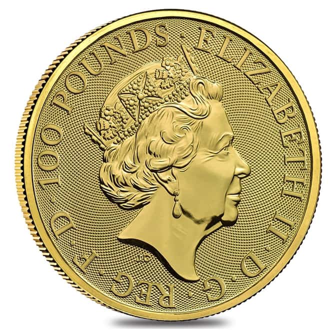 2018 Great Britain 1 oz Gold Queen's Beast (Unicorn of Scotland) Coin .9999 Fine BU