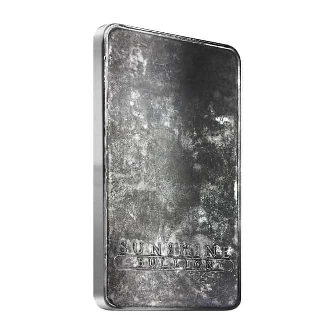 10 oz Sunshine Mint Silver Vintage Bar .999 Fine