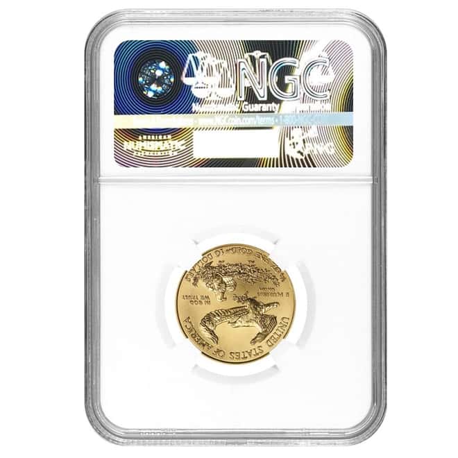 1/4 oz $10 Gold American Eagle NGC MS 69 (Random Year)