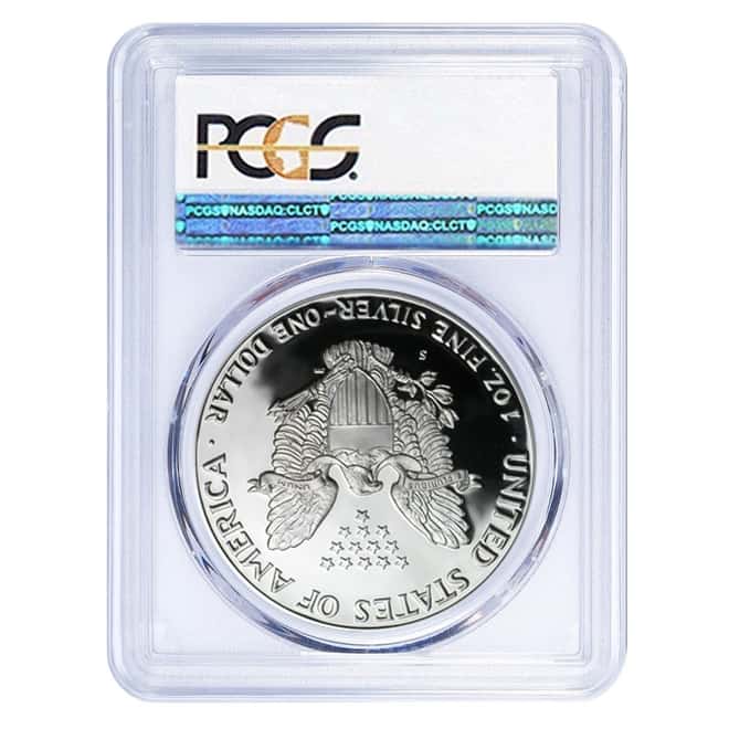 2018-S 1 oz Proof Silver American Eagle PCGS PF 70 DCAM First Strike (SF Label)