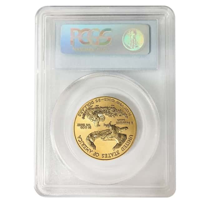 2001 1/2 oz $25 Gold American Eagle PCGS MS 69