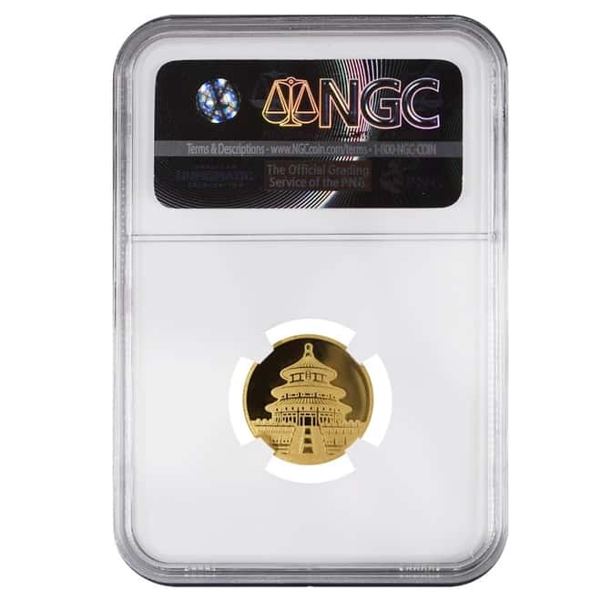 2017 N 3 Gram Chinese Gold Panda Temple of Heaven NGC PF 68 UCAM