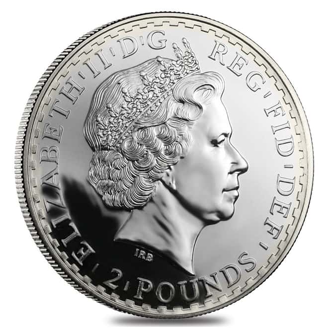 2001 Great Britain 1 oz Silver Britannia Coin .958 Fine BU