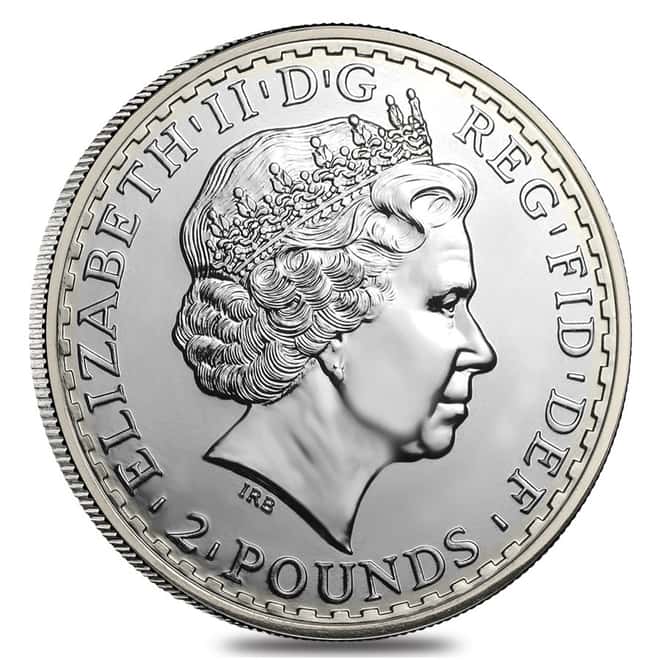 2005 Great Britain 1 oz Silver Britannia Coin .958 Fine BU