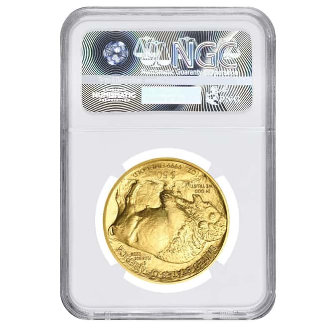 2016 1 oz $50 Gold American Buffalo NGC MS 70 (10th Anniversary Buffalo Label)