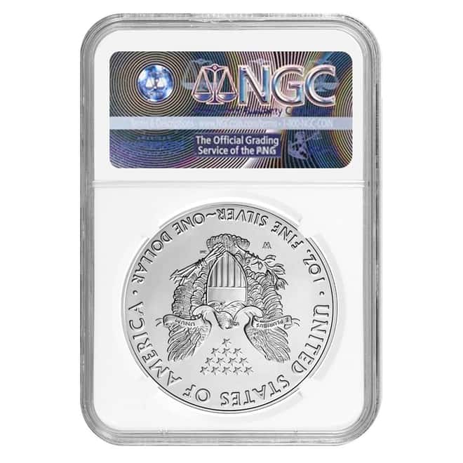 2018-W 1 oz Burnished Silver American Eagle NGC MS 70 Early Releases