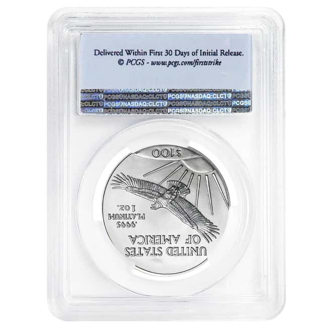 2019 1 oz Platinum American Eagle PCGS MS 69 First Strike