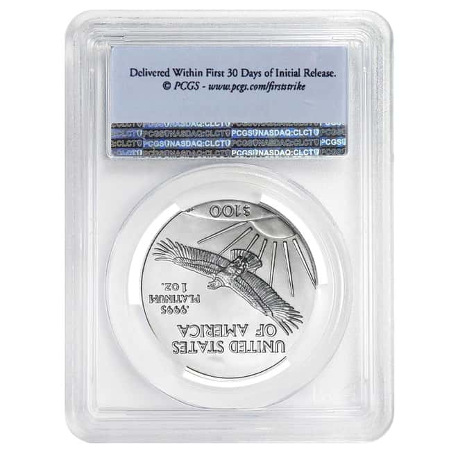 2019 1 oz Platinum American Eagle PCGS MS 70 First Strike