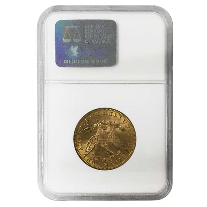 1883 $10 Liberty Head Gold Eagle Coin NGC MS 61