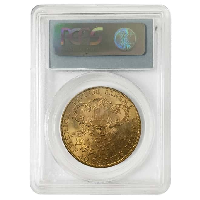 1905 S $20 Liberty Head Double Eagle Gold Coin PCGS MS 62