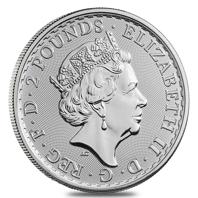2019 Great Britain 1 oz Silver Britannia Coin .999 Fine BU