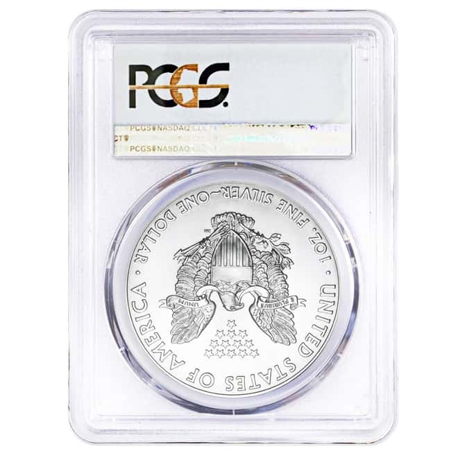2019 1 oz Silver American Eagle $1 Coin PCGS MS 70 First Day of Issue