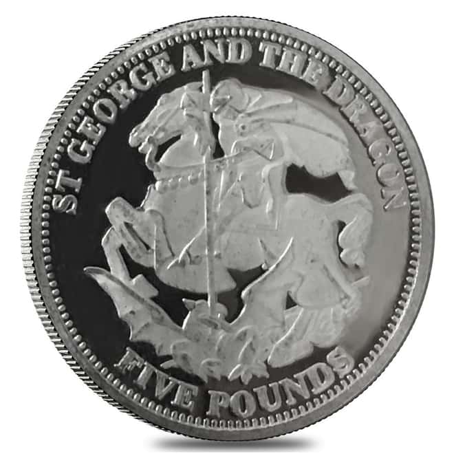 2009 1/10 oz Platinum Trista Da Cunha Proof 5 Pounds