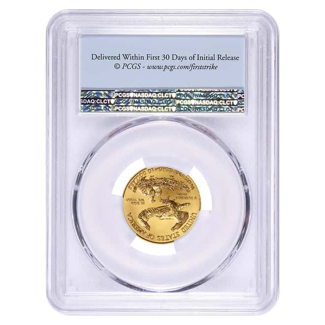 2019 1/4 oz Gold American Eagle PCGS MS 70 First Strike