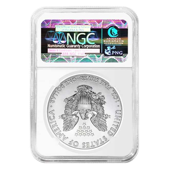 2019 1 oz Silver American Eagle $1 Coin NGC MS 70 Early Releases