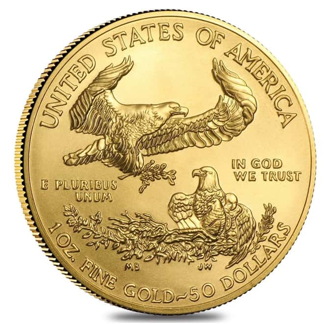 2019 1 oz Gold American Eagle $50 Coin BU