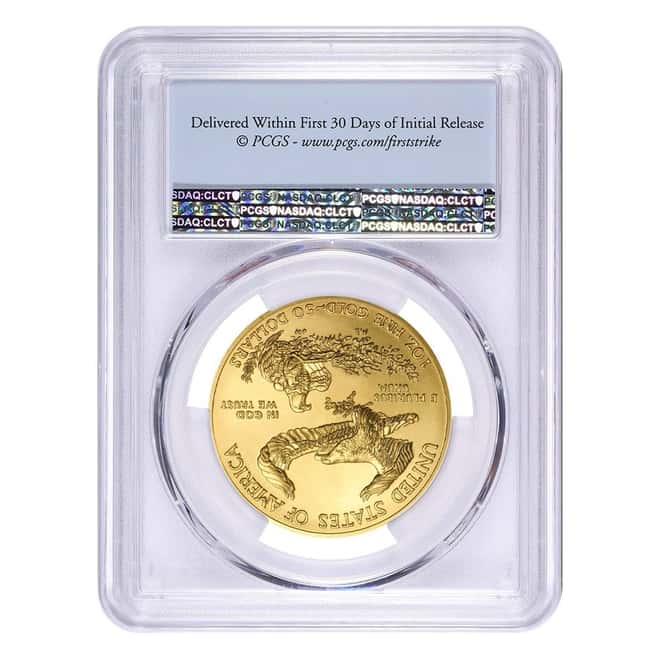 2019 1 oz Gold American Eagle PCGS MS 70 First Strike