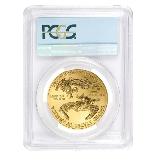 2019 1 oz Gold American Eagle PCGS MS 70 FDOI
