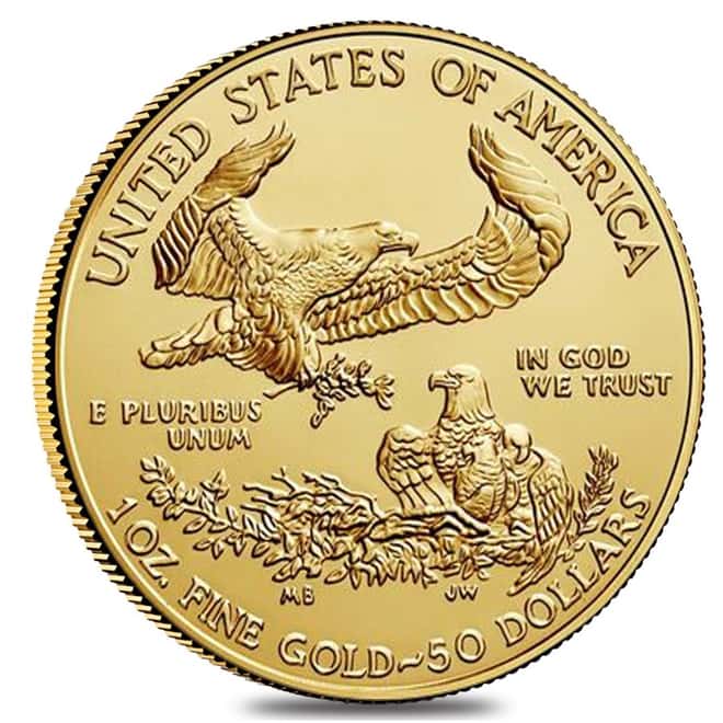 2018-W 1 oz $50 Burnished Gold American Eagle (w/Box & COA) 