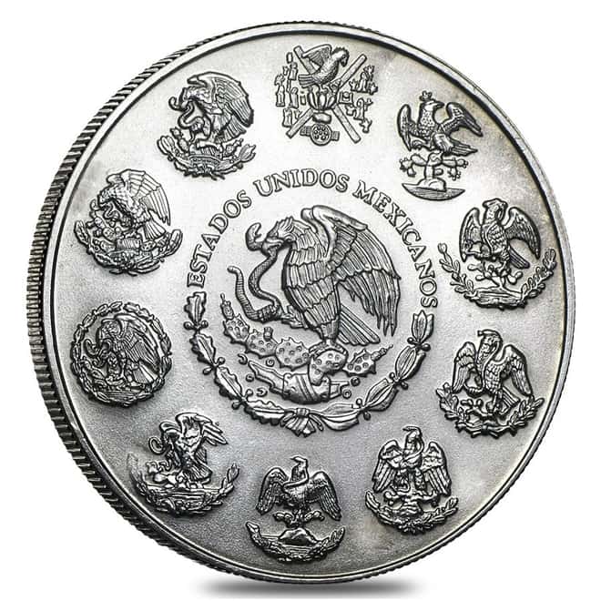 5 oz Mexican Silver Libertad Coin .999 Fine Cull (Random Year)