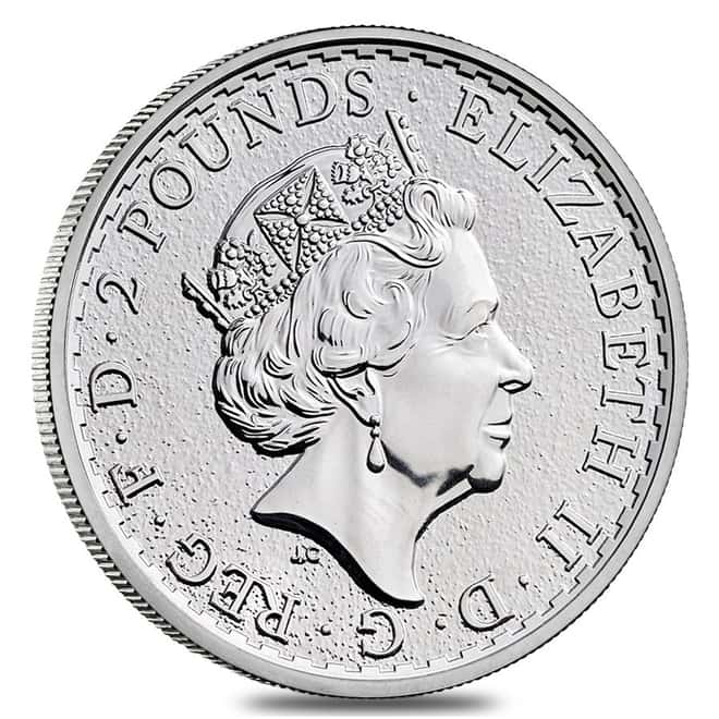 Great Britain Silver 1 oz Britannia Coin BU (Random Year)