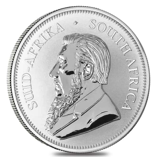 2019 South Africa 1 oz Silver Krugerrand BU