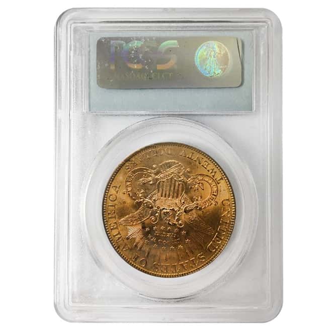 1901 $20 Liberty Head Double Eagle Gold Coin PCGS MS 64 CAC