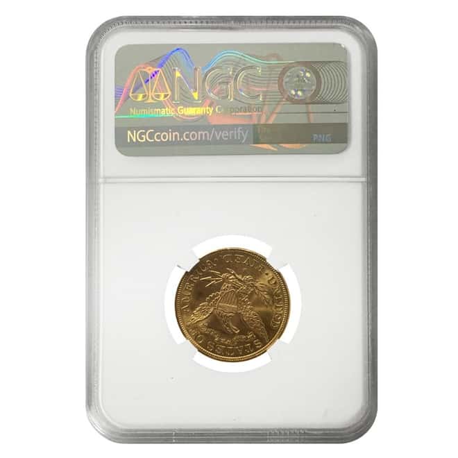 1881 S $5 Liberty Head Half Eagle Gold Coin NGC MS 63